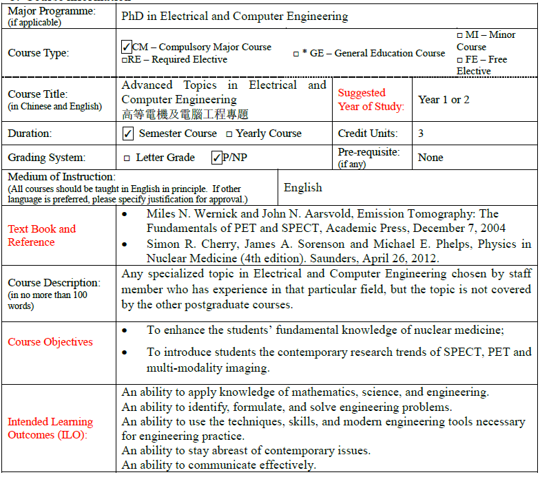 phd course work syllabus