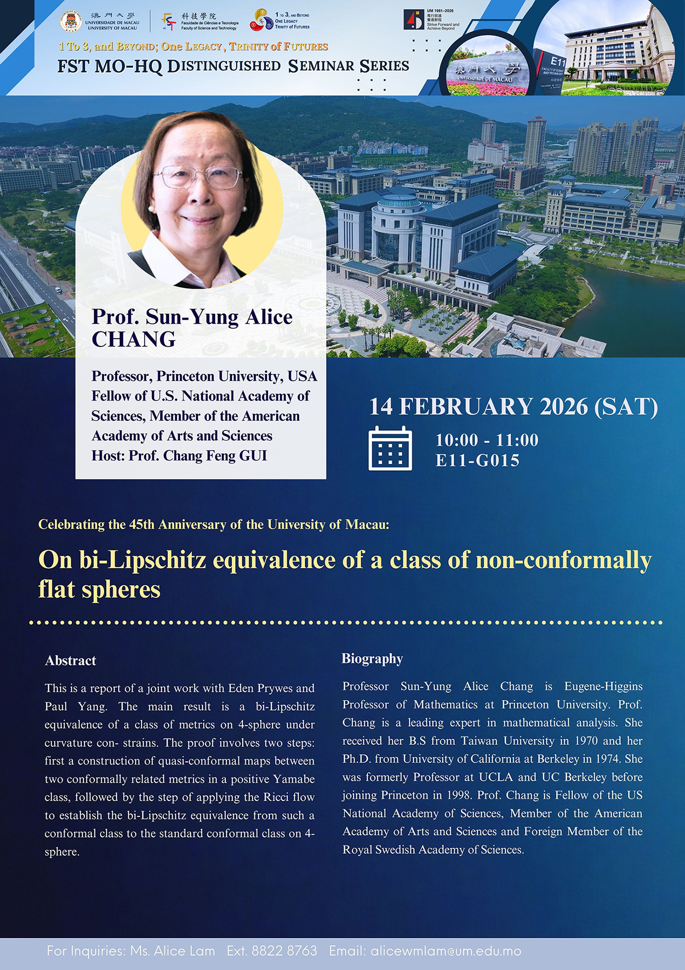 FST poster template + Cert template – Distinguished Talk of Facu