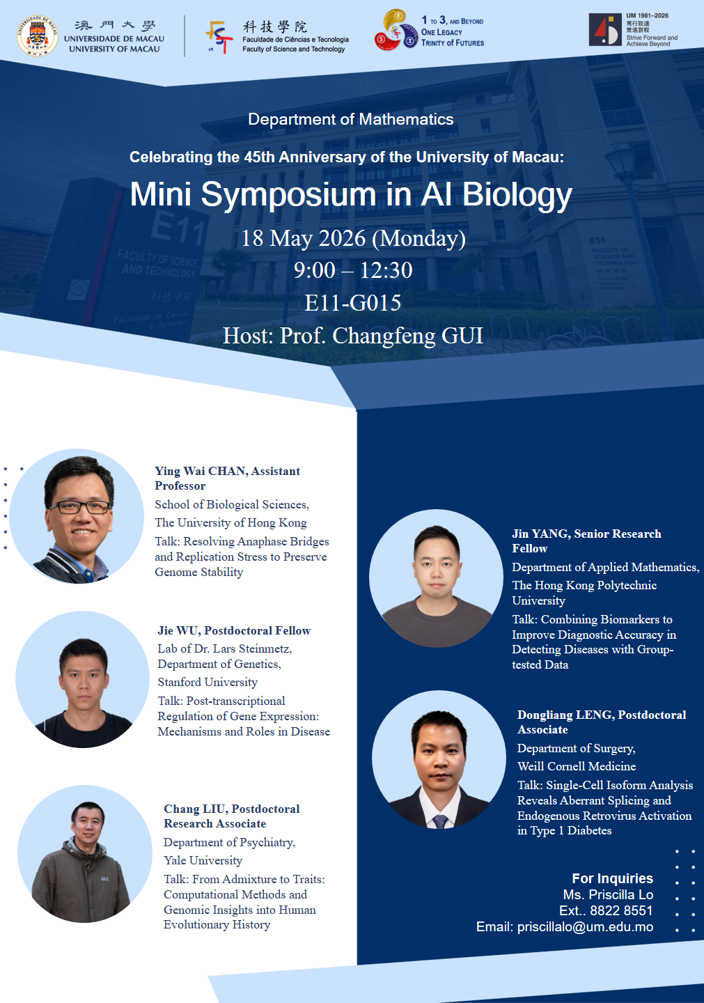 Mini Symposium in AI Biology